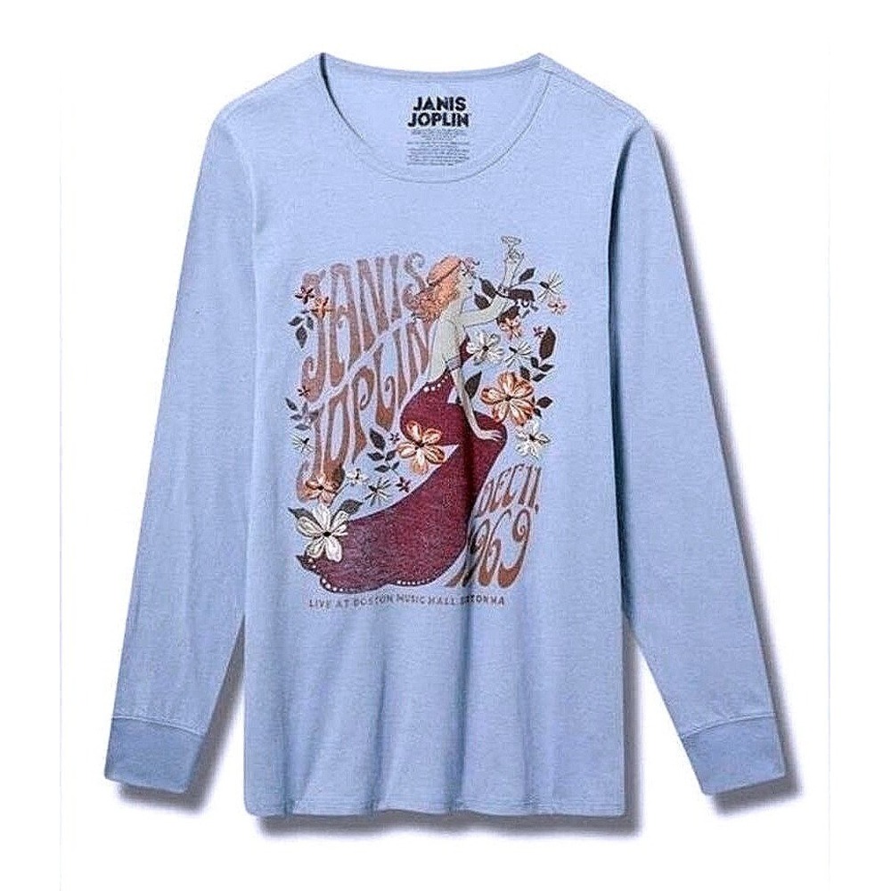 NWT Torrid Janis Joplin Classic Fit Crew Long Sleeve Tee 3X